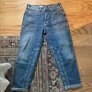 Pilcro Blue Boyfriend Jeans